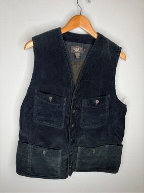 Ralph Lauren Double RL Men's Corduroy Utility Vest vintage